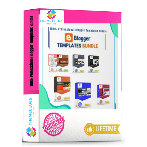 1000+ Professional Blogger Templates Bundle