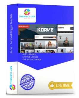 Korve – The Ultimate Personal Blogger Template