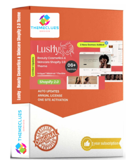 Lushy – Beauty, Cosmetics & Skincare Shopify 2.0 Theme 💄✨