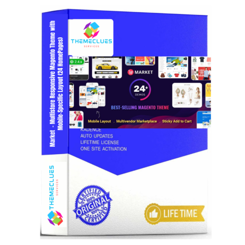 Market - Multistore Responsive Magento Theme with Mobile-Specific Layout (24 HomePages)