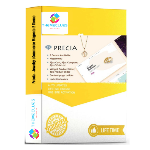 Precia - Jewelry eCommerce Magento 2 Theme