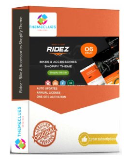 Ridez – Bike & Accessories Shopify Theme OS 2.0 🚴‍♂️🏍️