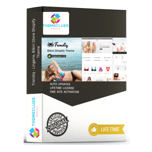 Trendiq - Lingerie, Bikini Store Shopify Theme