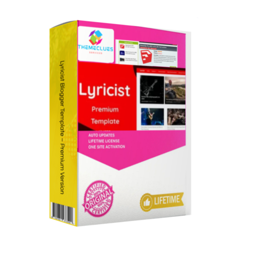 Lyricist Blogger Template – Premium Version 🎶 - Image 3