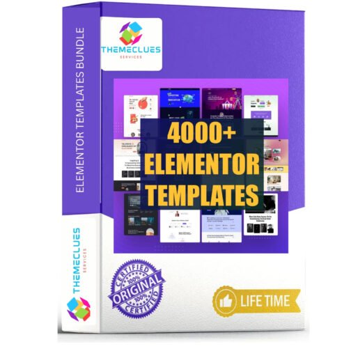 4000+ Ready-Made Elementor Templates