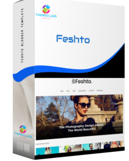 Feshto Blogger Template – The Perfect Choice for Photographers & Artists 📸🎨