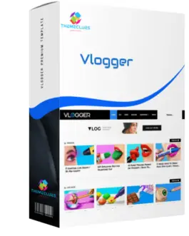 Vlogger – Premium Blogger Template for Video & Content Creators 🎬🔥