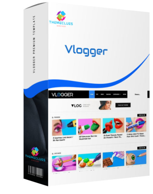 Vlogger – Premium Blogger Template