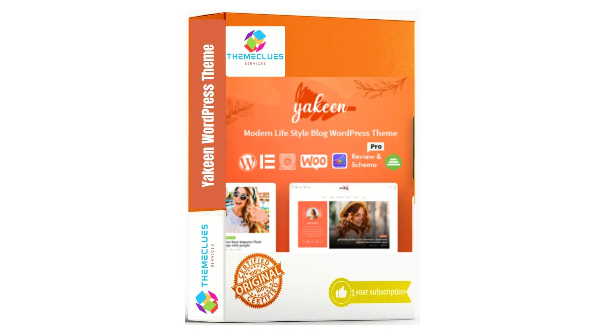 Yakeen WordPress Theme