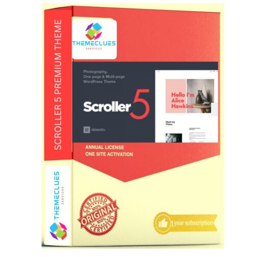 scroller blogger template
